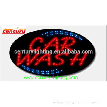 car wash animated led sign